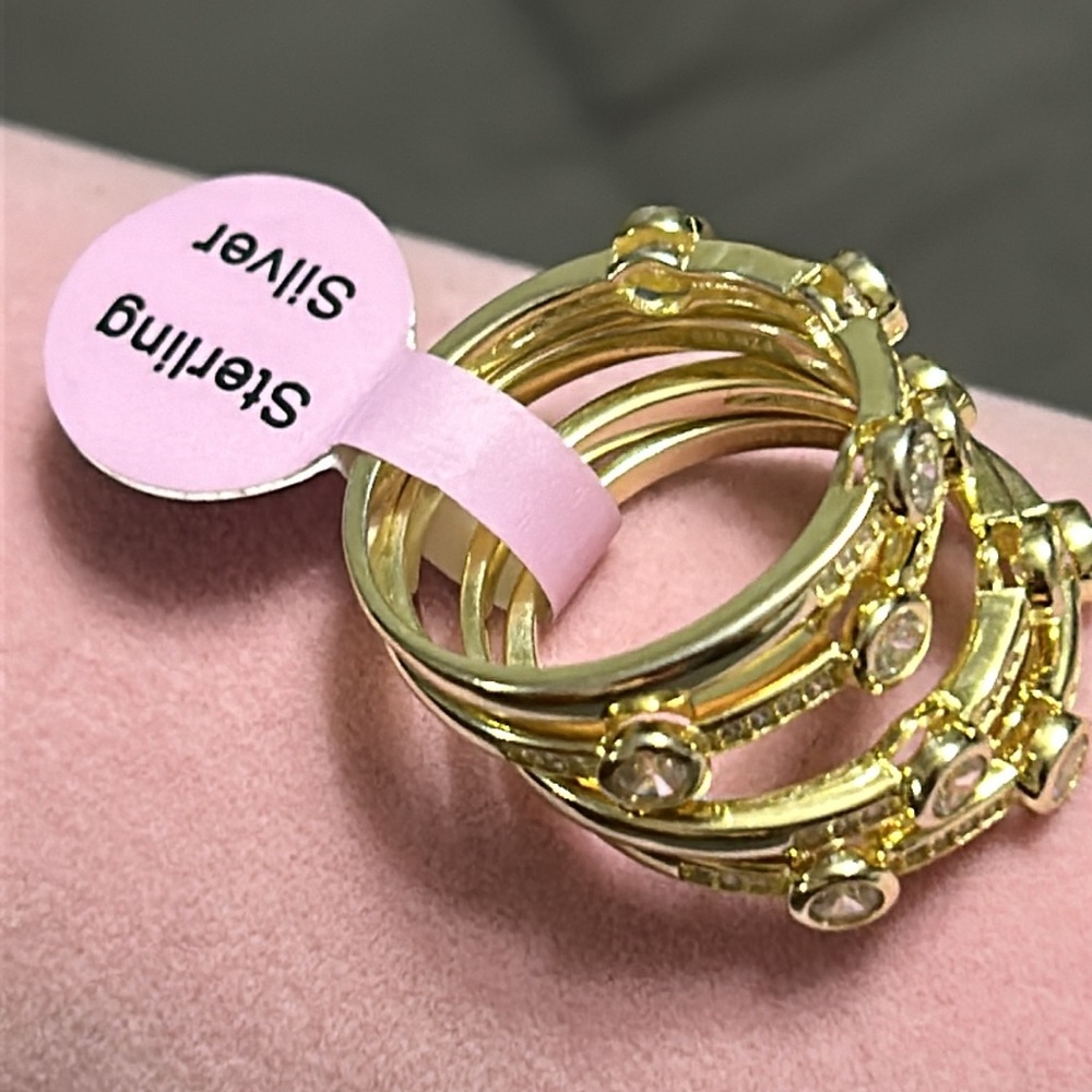 Sterling Silver Four Stackable Rings - image 2